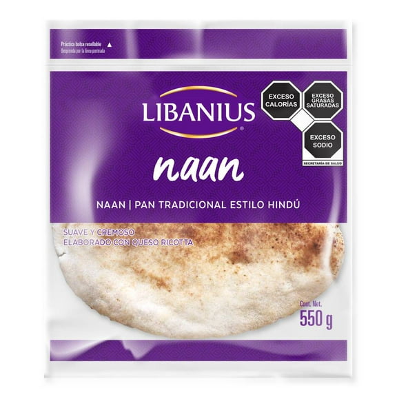 Pan Naan Libanius 550 g