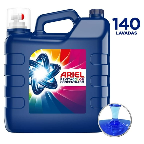 Detergente Líquido Ariel RevitaColor 8.5 l