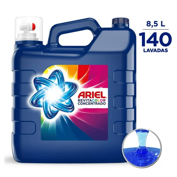 Detergente Líquido Ariel RevitaColor 8.5 l