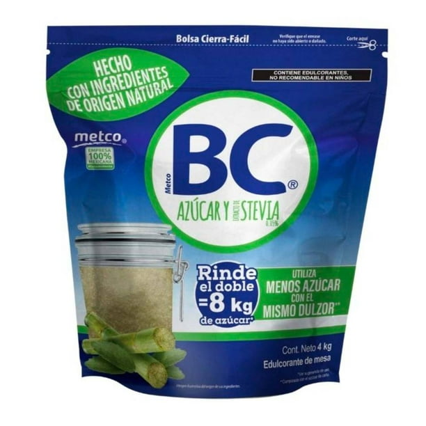 Azúcar Metco BC Baja en Calorías 4 kg