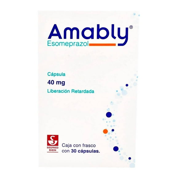 Esomeprazol Amably 40 mg, 30 cápsulas de liberación retardada