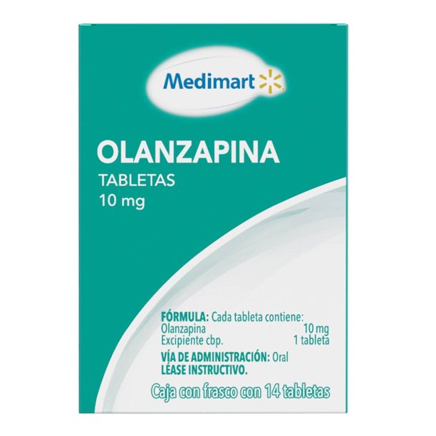 Olanzapina Medimart 10 mg 14 tabletas