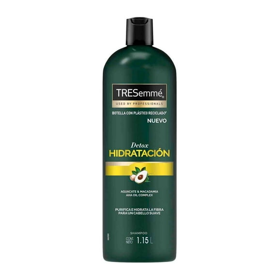 Shampoo Tresemme Detox Hidratación Aguacate & Macadamia 1.15 L