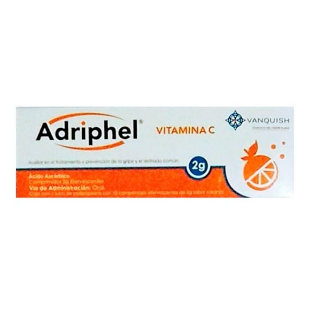 Adriphel 2 g Sabor Naranja 10 Comprimidos Efervescentes