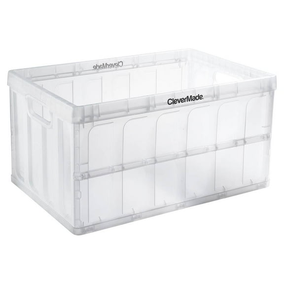 Caja Plegable CleverMade Transparente