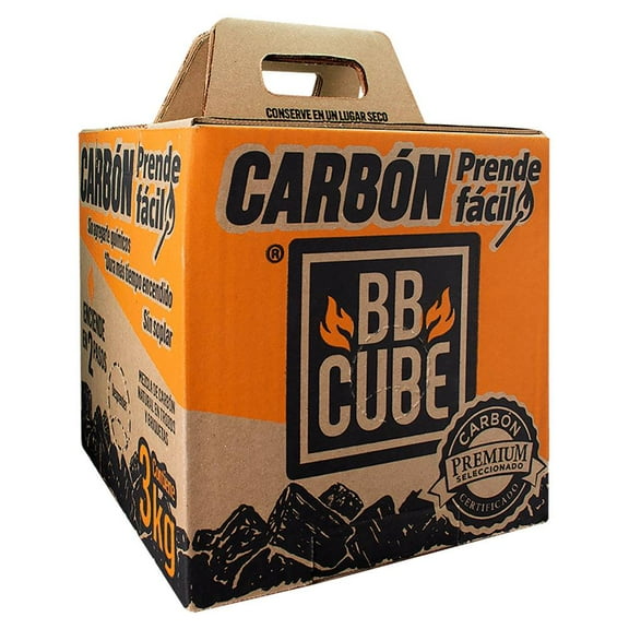 Carbón BB Cube Prende Fácil 3 kg